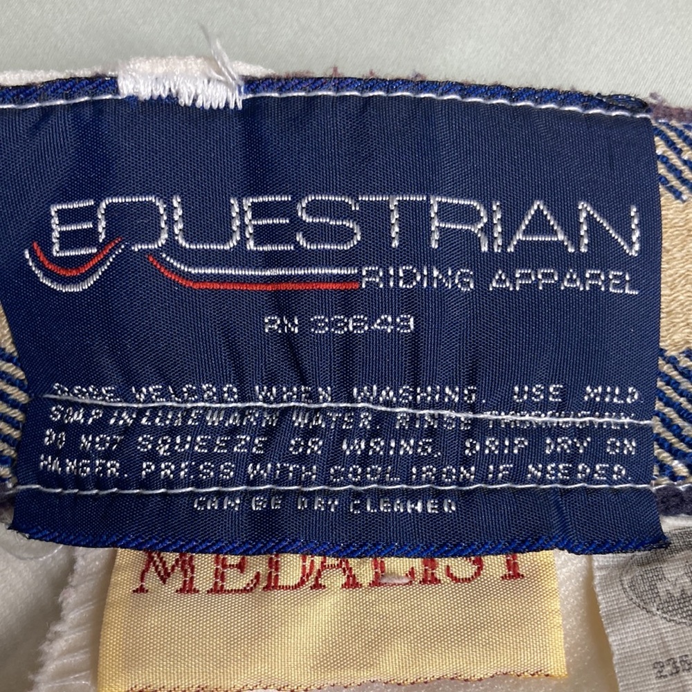 Equestrian Apparel Millers Medalist Riding Pants. USA Made